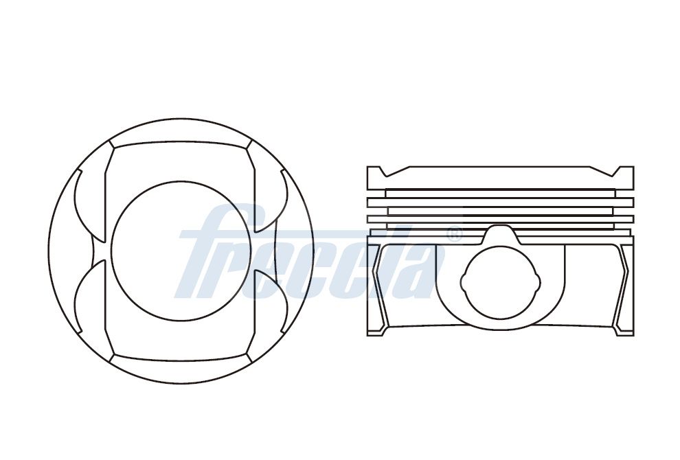 FRECCIA FP23-114450 Piston for DACIA RENAULT